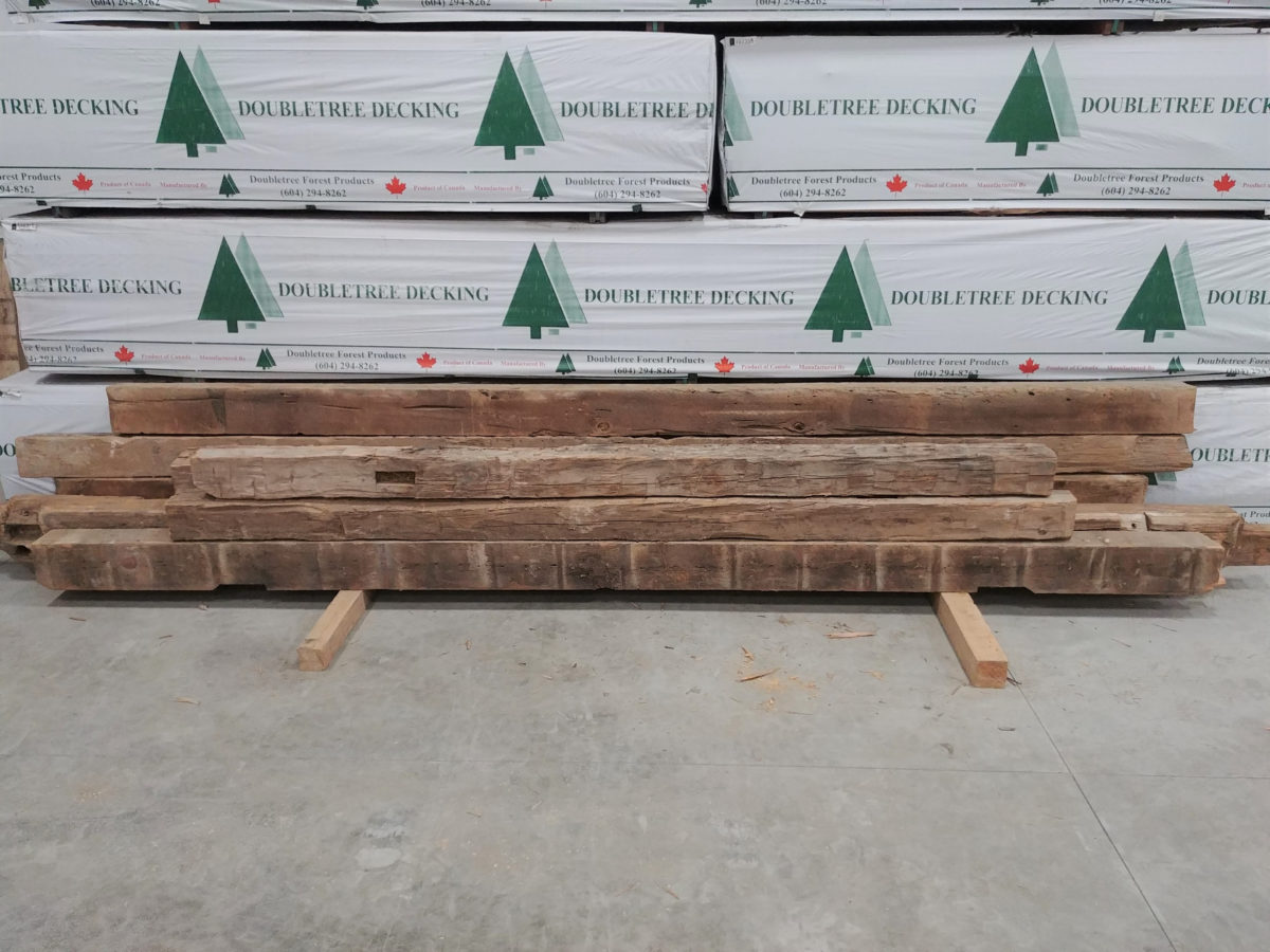 Reclaimed HandHewn Barn Beams Wood Shed