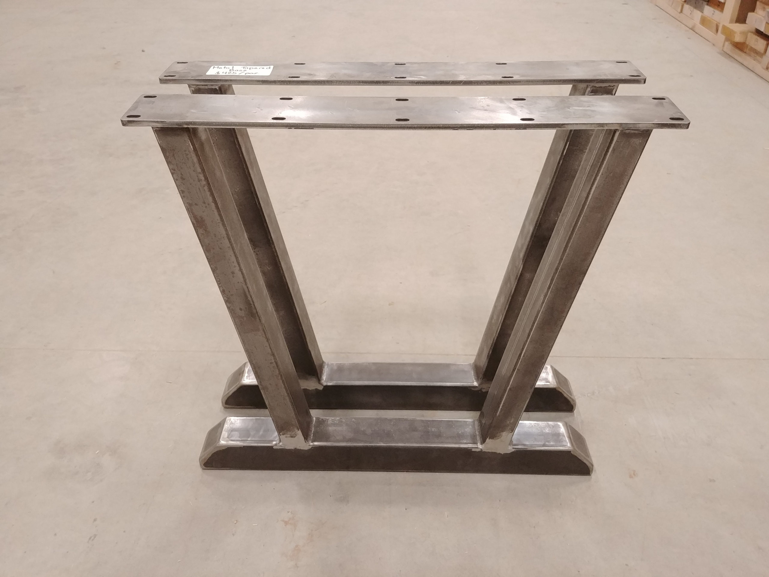 Table - Metal Tapered Base