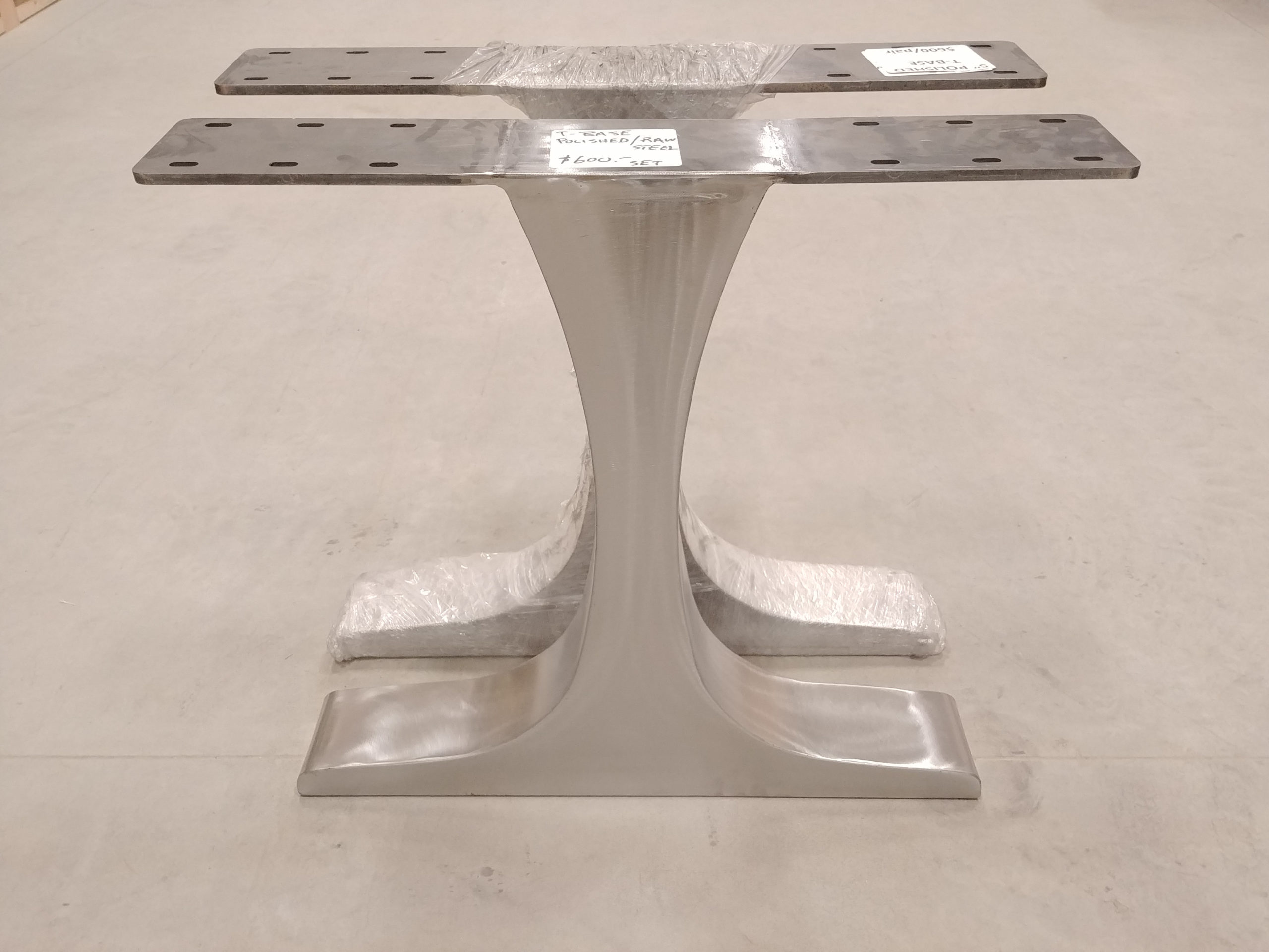 Table - Polished Metal T-Base