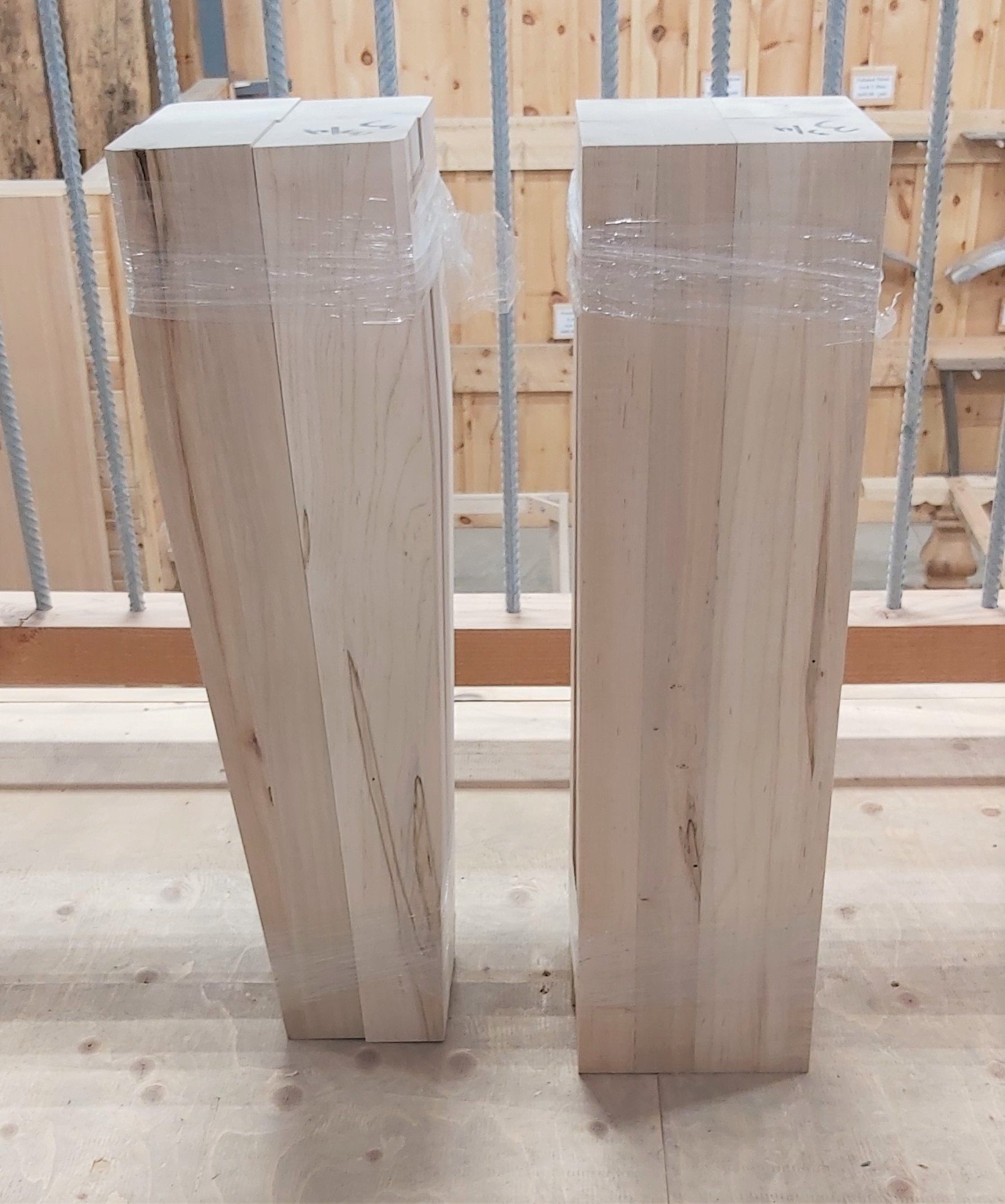 Table Legs - Wormy Maple