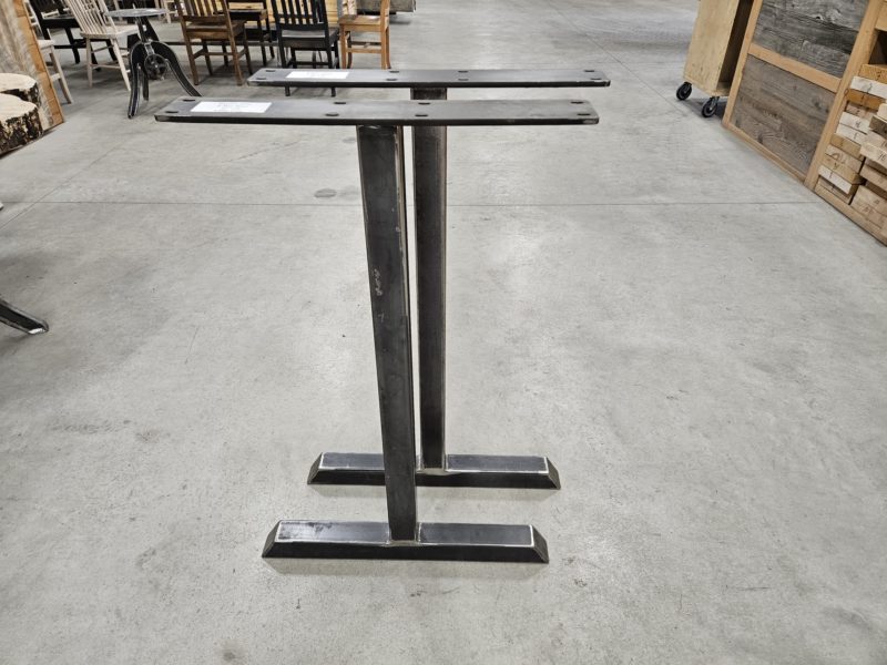 Pub/Bar Height - Square Post T-Base - Wood Shed